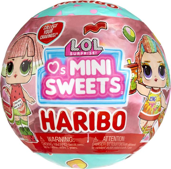 Actual product image MGA L.O.L. Surprise! Loves Mini Sweets X HARIBO Dolls Asst in PDQ