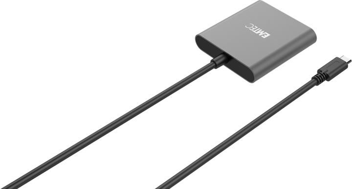Actual product image Emtec T610C Card reader (SD, CF, microSD) (USB-C)