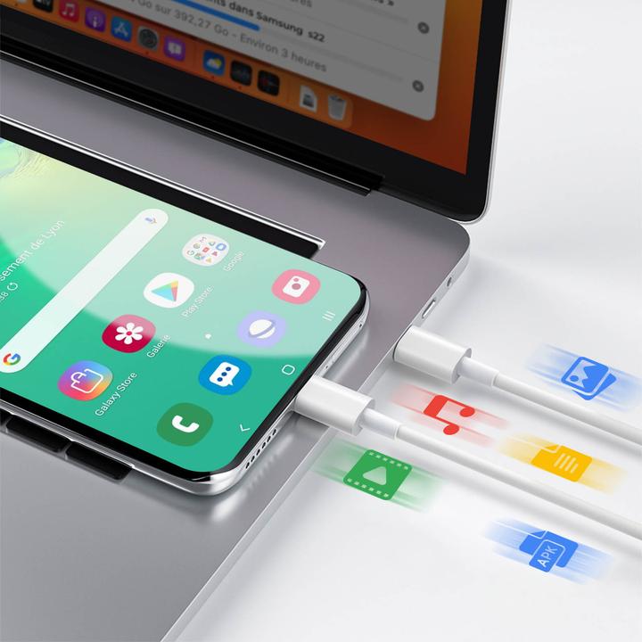 Produktbild Mayaxess USB-C / USB-C Kabel 1m - Schnellladung (1 m, USB 3.0)