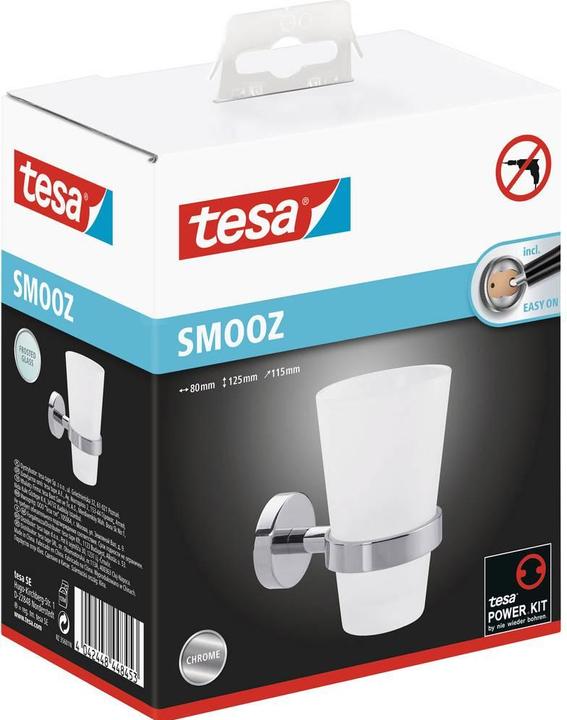 Image du produit tesa SMOOZ - Porte-verre à bouche (8.5 x 13.5 x 15.5 cm)