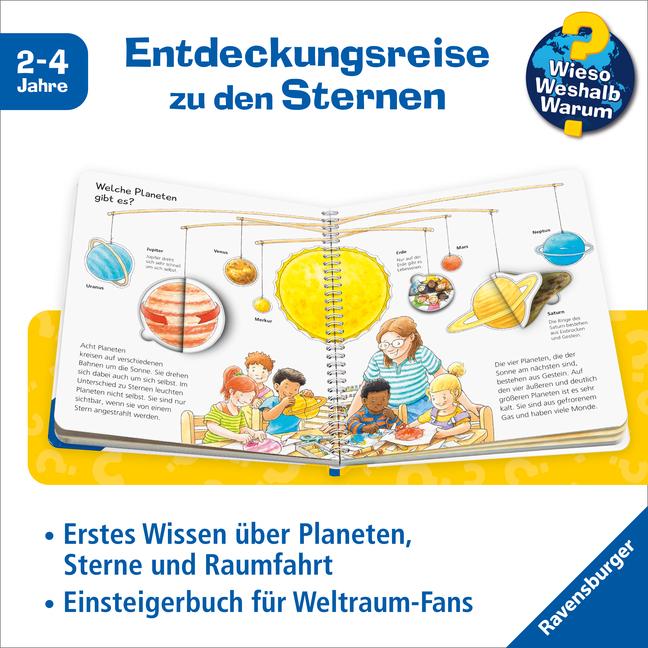 Produktbild Ravensburger Wieso? Weshalb? Warum? junior, Band 72: Sonne, Mond und Sterne (Deutsch, Peter Nieländer, Patricia Mennen, 2022)