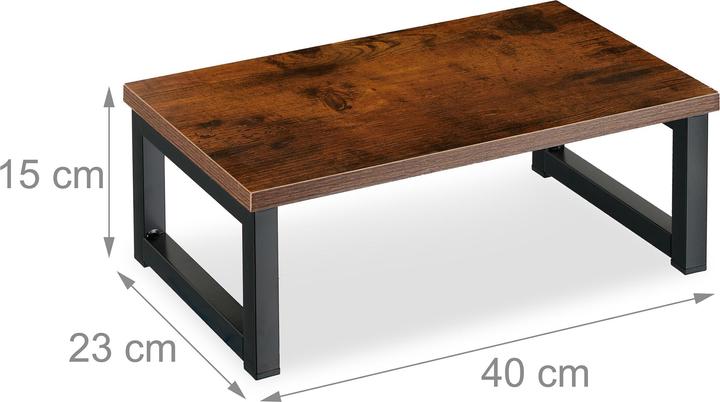 Actual product image Relaxdays Monitortischerhöhung