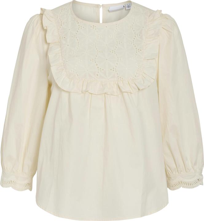 Actual product image Vila Round neck top with 3/4-length sleeves (40)