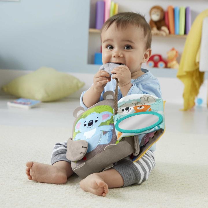 Image du produit Fisher-Price Mon Livre Peluche d’Activités - Livre bébé - A partir de 3 mois (Multilingue)
