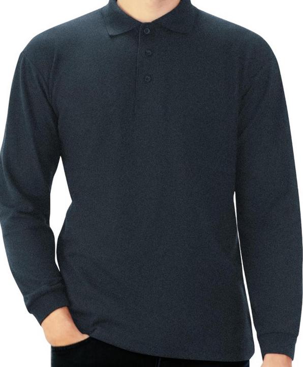 Actual product image Casual Mens Long Sleeve Polo (XL)