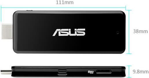 Actual product image ASUS PC-on-Stick Cherry Trail (Intel Atom x5-Z8300, 2 GB, 32 GB)