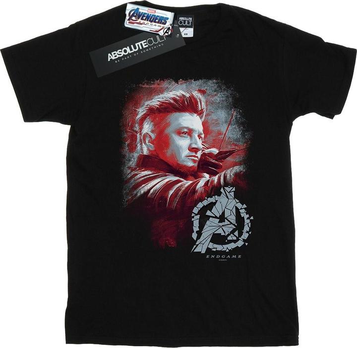 Avengers Endgame Hawkeye Gebürstete Baumwolle Boyfriend TShirt