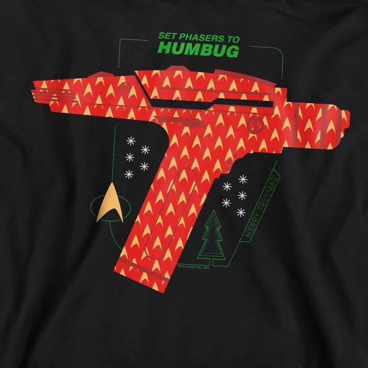 Produktbild Star Trek: The Original Series Phaser Set To Humbug Sweatshirt weihnachtliches Design (XL)