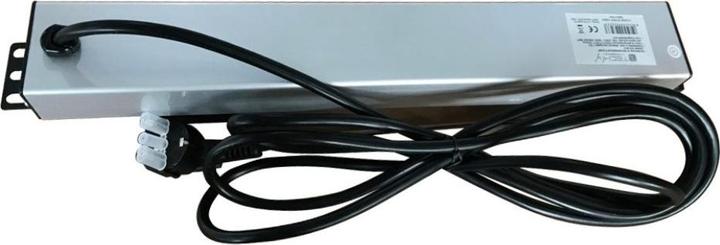 Immagine prodotto Techly I-CASE STRIP-16SH Unità di distribuzione dell'alimentazione (PDU) 6 prese AC 1.5U Alluminio (6 x, CEE 7/3, 3 m)