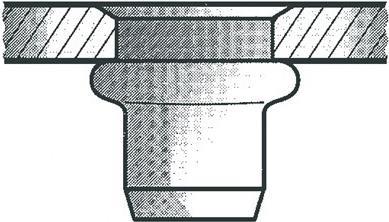 Image du produit Gesipa Écrou à sertir M5x7x13,5 Standard KS 2,5-5,0mm (paquet de 500)