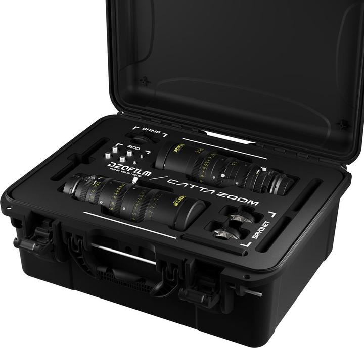 Actual product image Dzofilm Catta Zoom Bundles 18-35/35-80 T2.9-E Mount(Black) (C-mount, full size)