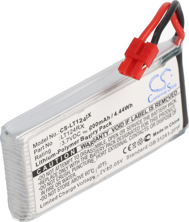 Produktbild AccuCell Li-Polymer-Akku - 1200mAh (3.7V) - für Modellbau wie Syma X5HC (3.70 V, 1200 mAh)