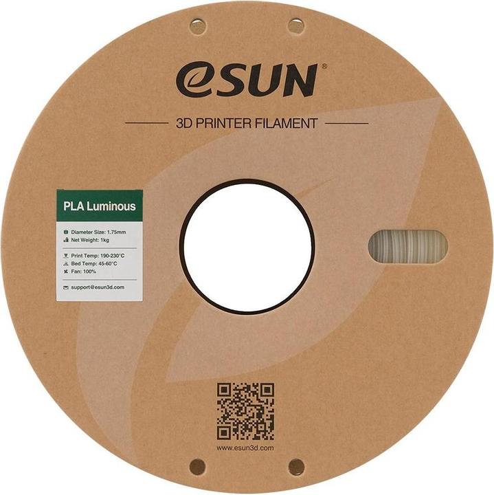 Produktbild eSUN PLA Luminous Rainbow Filament 1.75mm 1Kg (PLA+, 1.75 mm, 1000 g, Mehrfarbig)