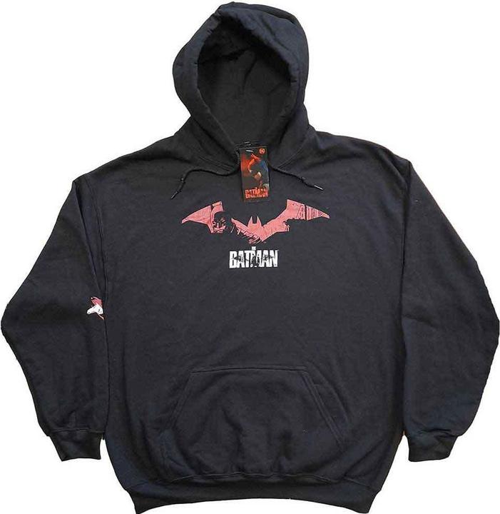 Actual product image Batman Unisex Adult Sketch Logo Pullover Hoodie (L)