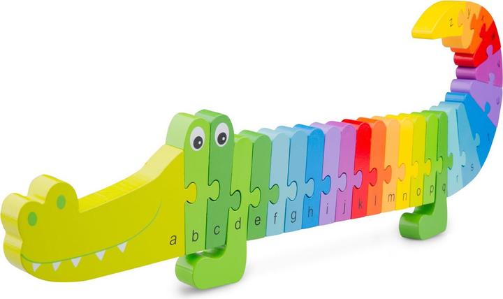 New Classic Toys Alphabet Puzzle - Crocodile