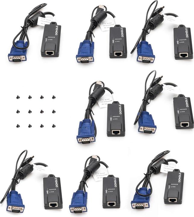 Immagine prodotto Digitus Modulo KVM Cat.5 a 8 porte per console KVM modularizzate