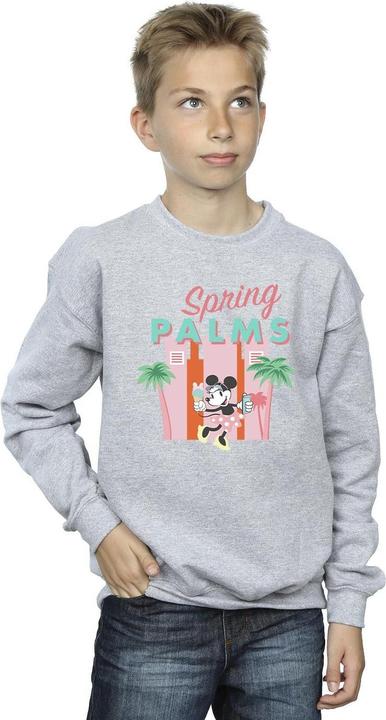 Actual product image Disney Boys Minnie Mouse Spring Palms Sweatshirt (116)