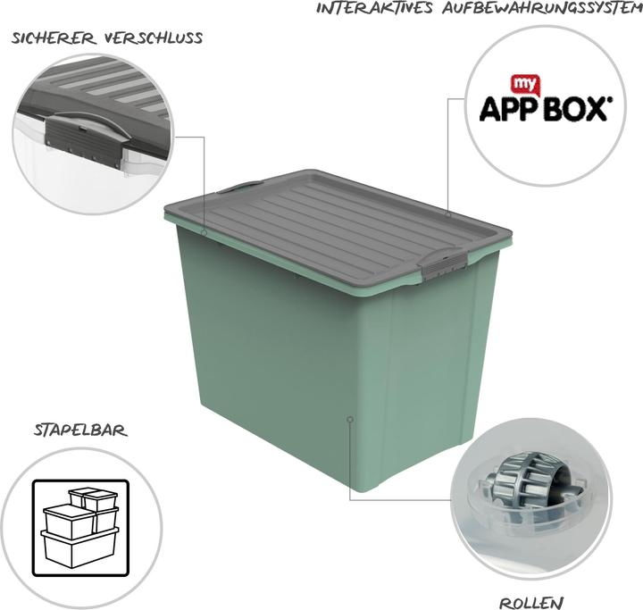 Produktbild Rotho Compact Eco (57 x 39.5 x 43.5 cm, 70 l)