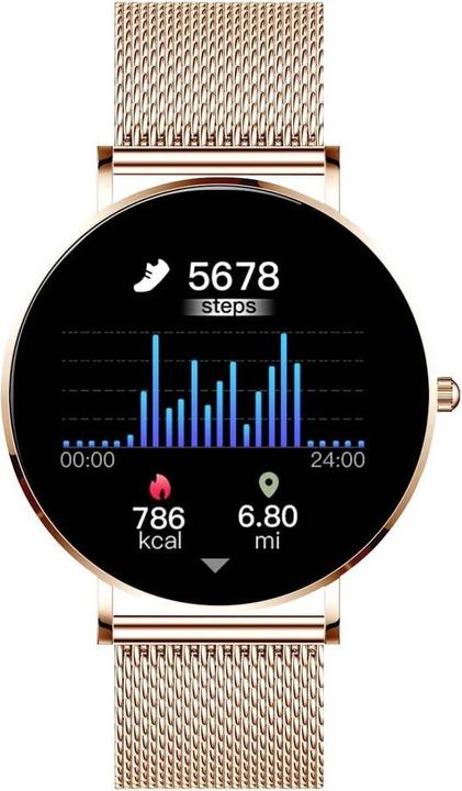 Produktbild Xcoast SIONA 2 Smartwatch 42mm Schwarz, Roségold (42 mm)
