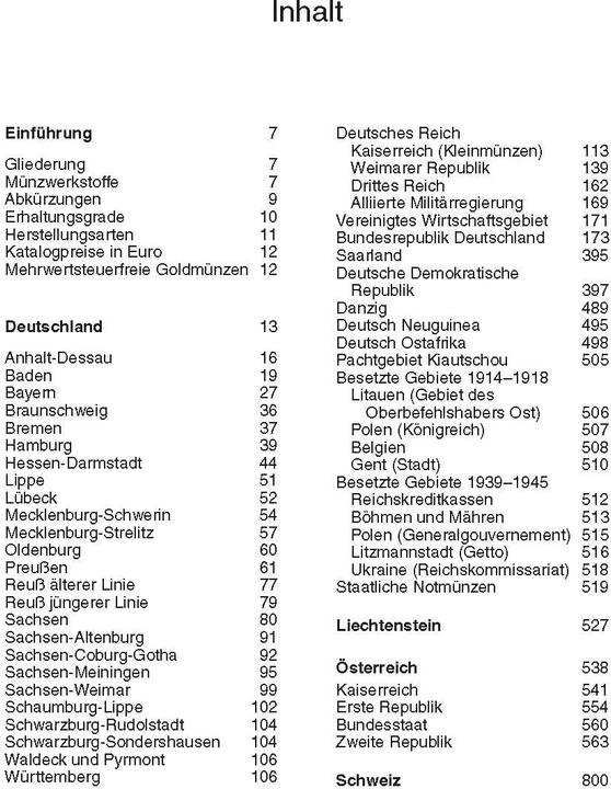 Immagine prodotto Kleiner deutscher Münzkatalog (Tedesco, Günter Schön, 2025)