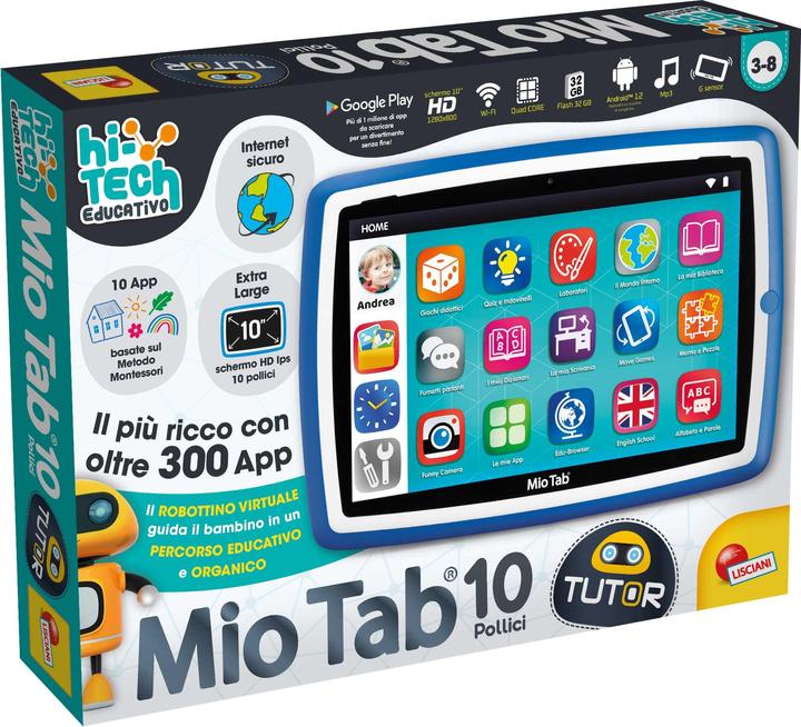 Lisciani Hi Tech Educativo Mio Tab Tutor 10