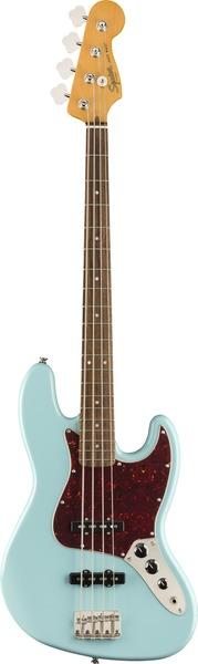 Fender Classic Vibe 60s Jazz Bass Daphne Blue (Basse électrique, érable, OTAN, Laurel indien)