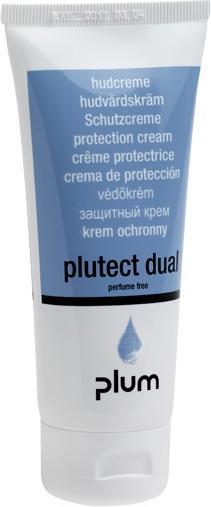 Plum Håndcreme Plutect Dual 100ml 2541 usynlig handske - (100 ml pr. stk.)