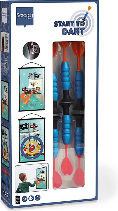 Scratch Gioco delle freccette con ventosa pirata