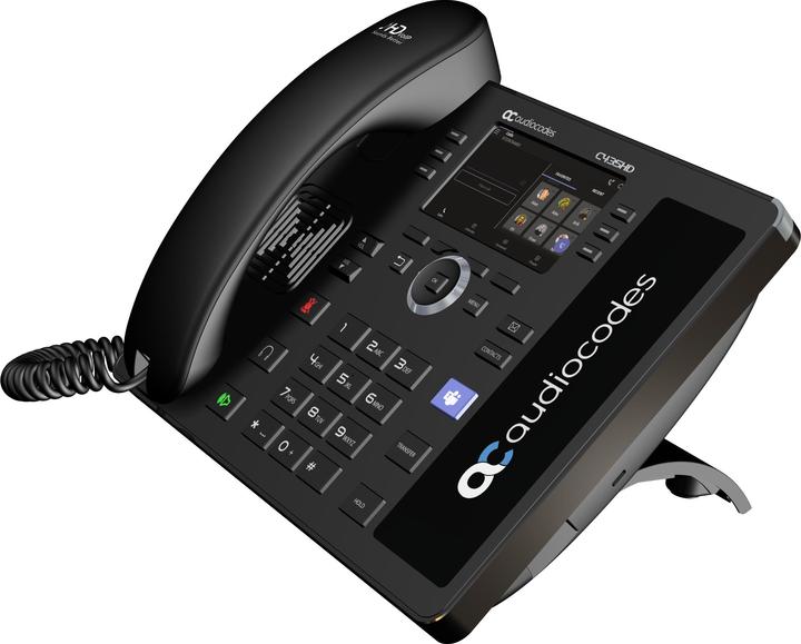 Produktbild Audiocodes Tischtelefon C435HD Microsoft Teams Schwarz
