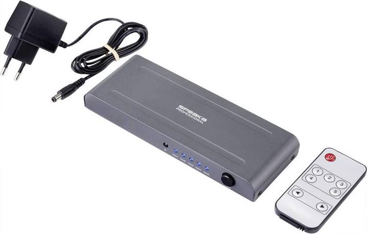 Image du produit SpeaKa Professional Commutateur HDMI à 5 voies