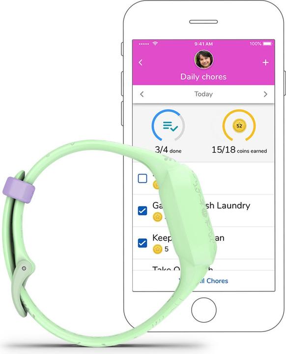Actual product image Garmin Vivofit jr. 3 Disney Princess Arielle (20 mm)