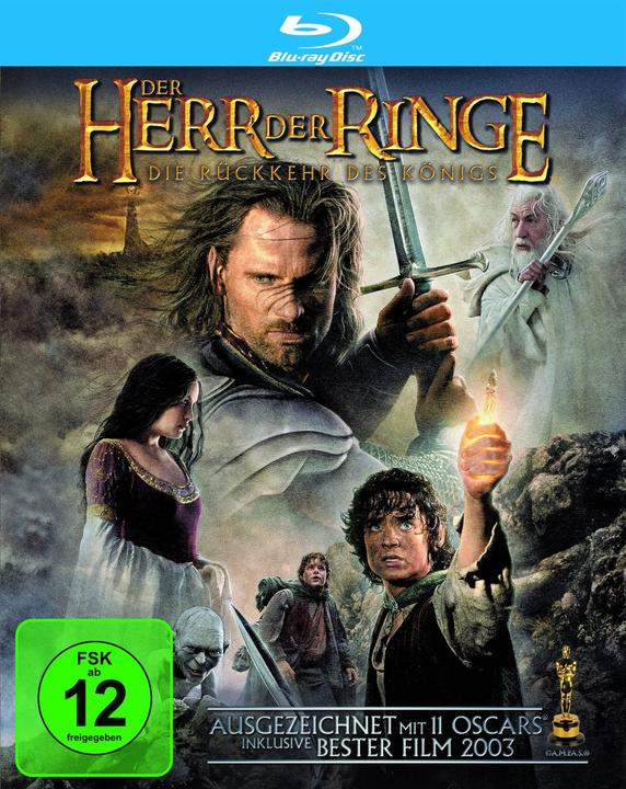 Produktbild Der Herr der Ringe: Die Rückkehr des Königs (Blu-ray, 2003, Englisch, Deutsch)
