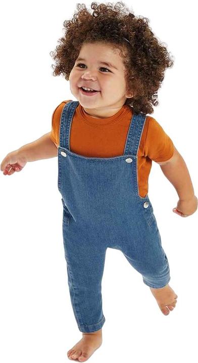 Actual product image Babybugz Baby Rocks Denim Dungarees (80)