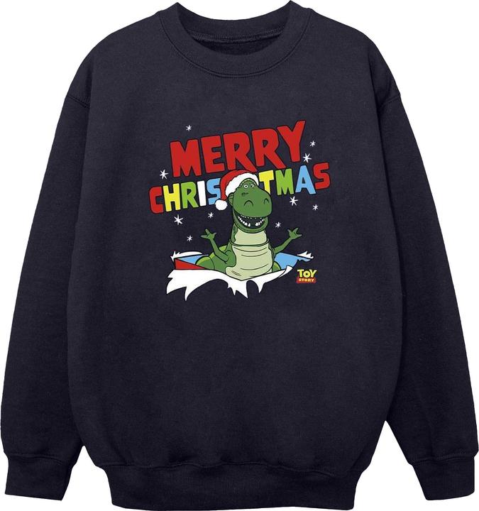 Actual product image Disney Womens/Ladies Toy Story Rex Christmas Burst Sweatshirt (S)