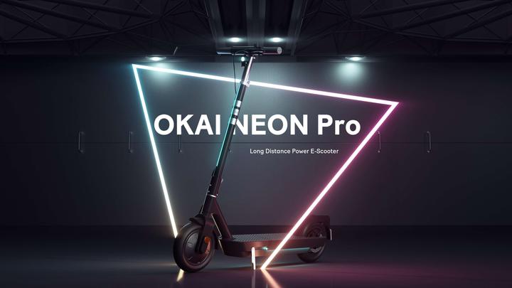 Actual product image Okai ES30 NEON Pro (25 km/h, 80 km, 350 W)