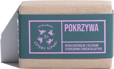 Four Starlings Soap House Natural Soap With Essential Oils Of Conifers Nettle 110G (Handseife Nachfüllpackung)