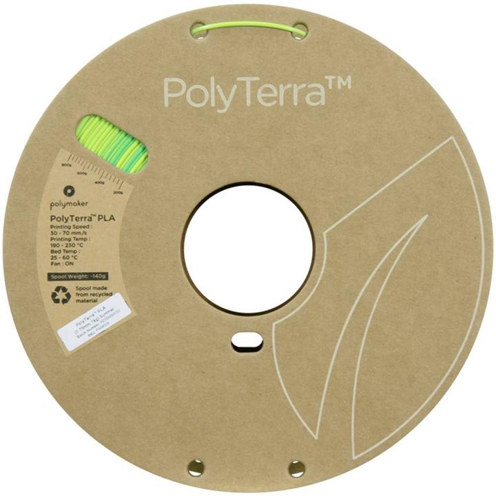 Actual product image Polymaker Polyterra PLA (1.75 mm, 1 kg) (PLA, 1.75 mm, 1000 g, Multicoloured)