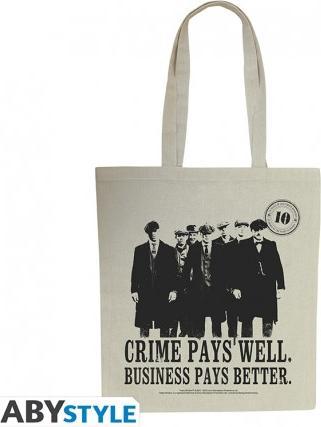 Produktbild ABYstyle Peaky Blinders Tote Bag: Crime Pays 42cm