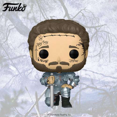 Actual product image Funko Pop! Rocks : Knight Post Malone (258)