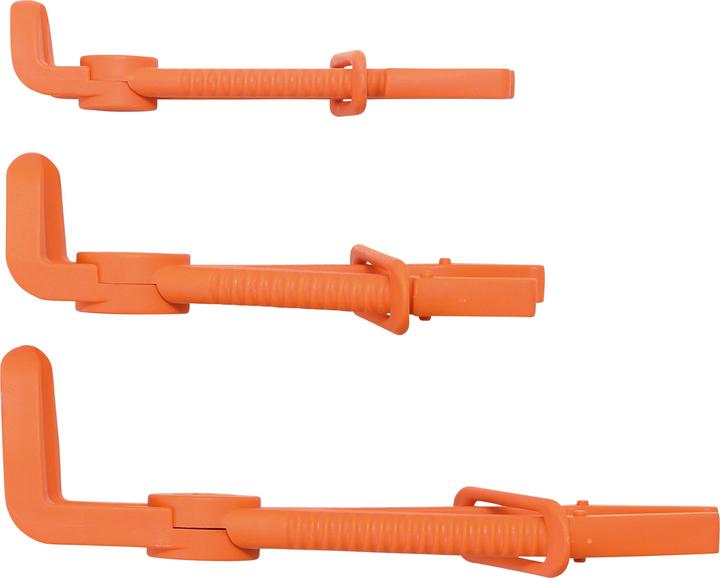 Produktbild BGS Schlauch-Abklemmzangen-Satz 90° abgewinkelt 155 - 220 mm 3-tlg. (220 mm)