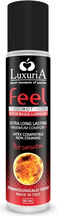 Luxuria Intimateline - Feel Hot Sensation Water Based Lubricant 60 ml (60 ml)