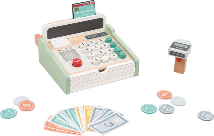 Produktbild Spielba Kasse mit Scanner + Holzrechner