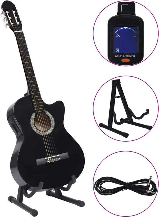 Actual product image VidaXL Noll (Western guitar, Duroplastic plastics, Lime wood)