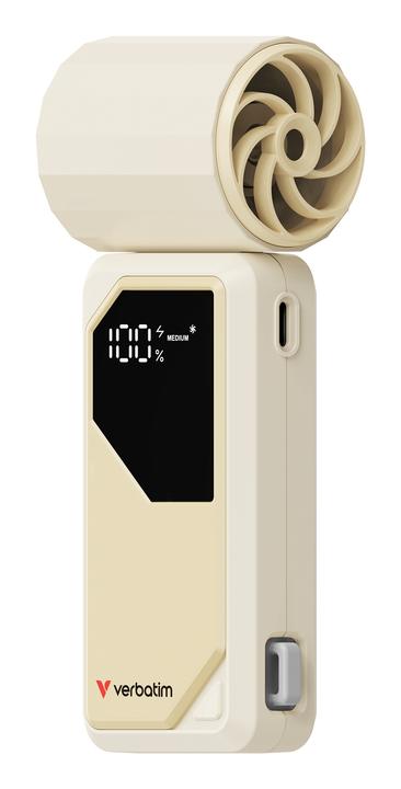 Produktbild Verbatim Handventilator Cool'n'Go AirJet weiss/silber