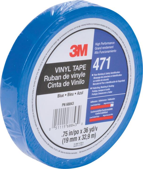 Actual product image 3M Klebeband Vinyl 471 (19 mm)