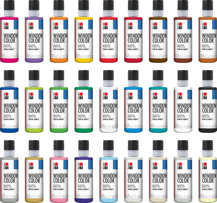 Produktbild Marabu Fenstermalfarbe Fun & Fancy (Dunkelbraun, 80 ml)
