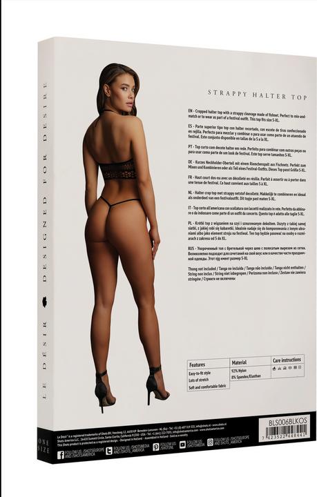 Image du produit Le Désir Bustier à bretelles noir (Taille unique)