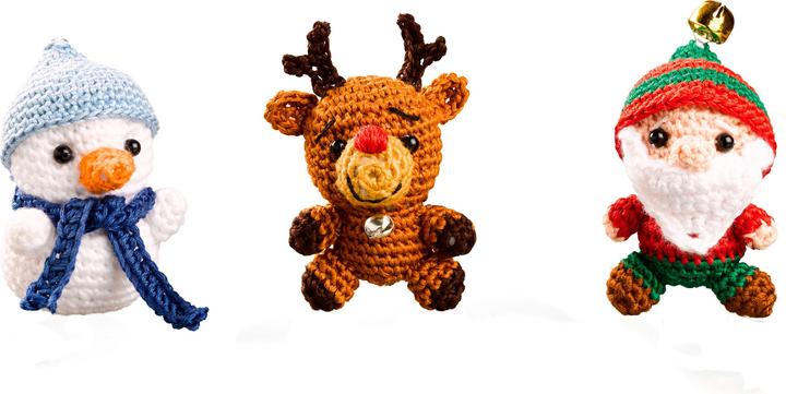 Immagine prodotto Topp Konrad:Mini gingilli di Natale all'uncinetto