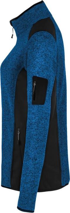 Actual product image Hakro Ladies Knitted Fleece Jacket Churchill royal mottled, S (S)