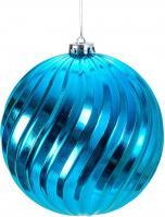Actual product image IKO Christmas bauble turquoise d = 15cm (1 -part)